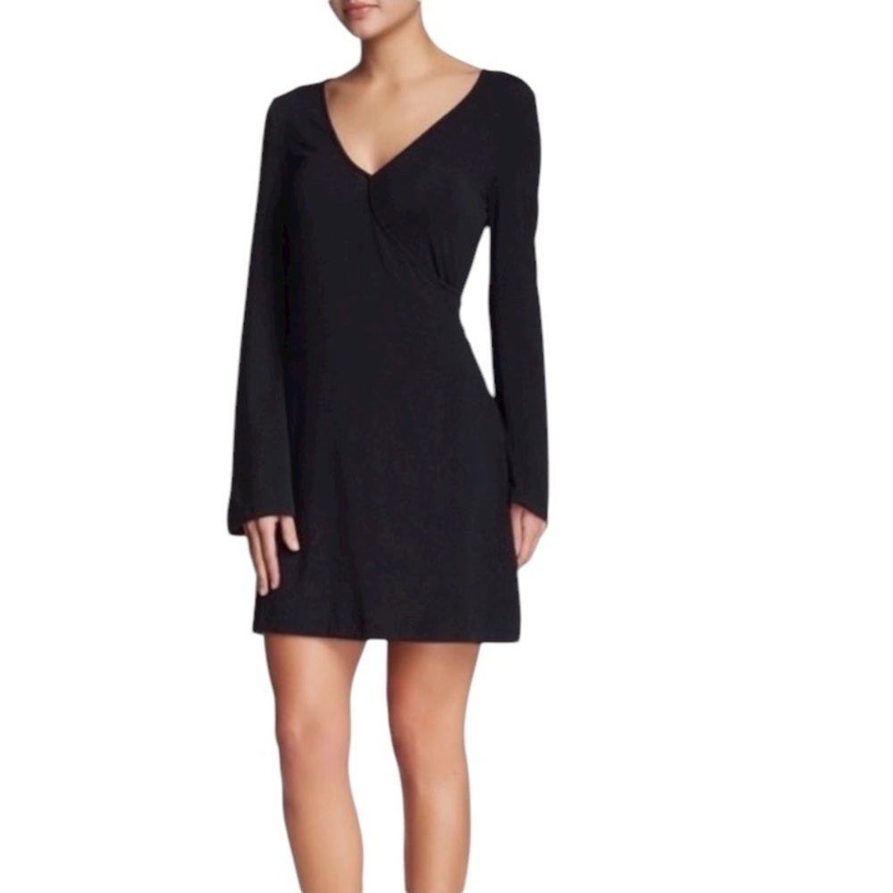Tart New Kerry V-Neck Modal Blend Romantic Bell Sleeve Cocktail Dress Size M